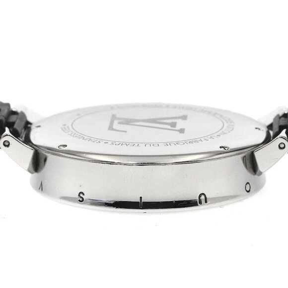 LOUIS VUITTON Tambour Moon Divine GM QA022 Diamond Quartz Men's Watch_887406 - Picture 4 of 7